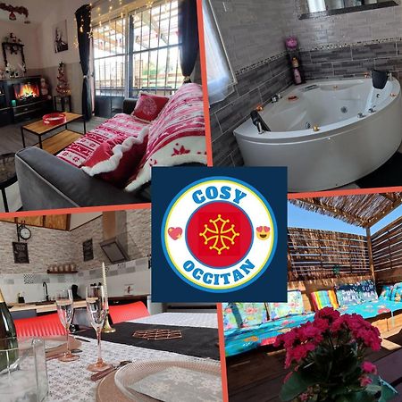 Le Cosy Occitan Villa Chaleureuse Independante Baignoire Terrasse Jardin Carcassone Exterior photo