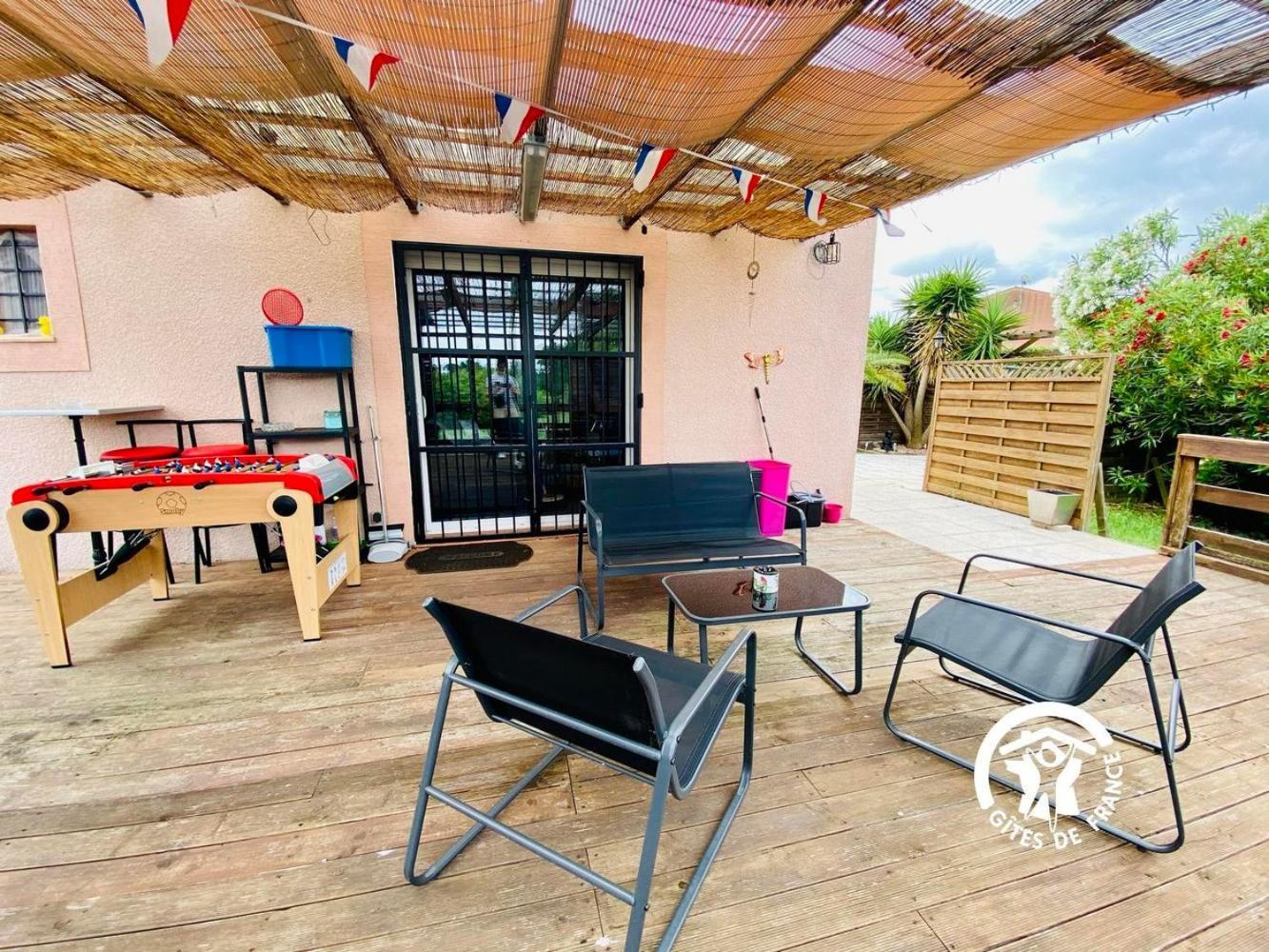 Le Cosy Occitan Villa Chaleureuse Independante Baignoire Terrasse Jardin Carcassone Exterior photo
